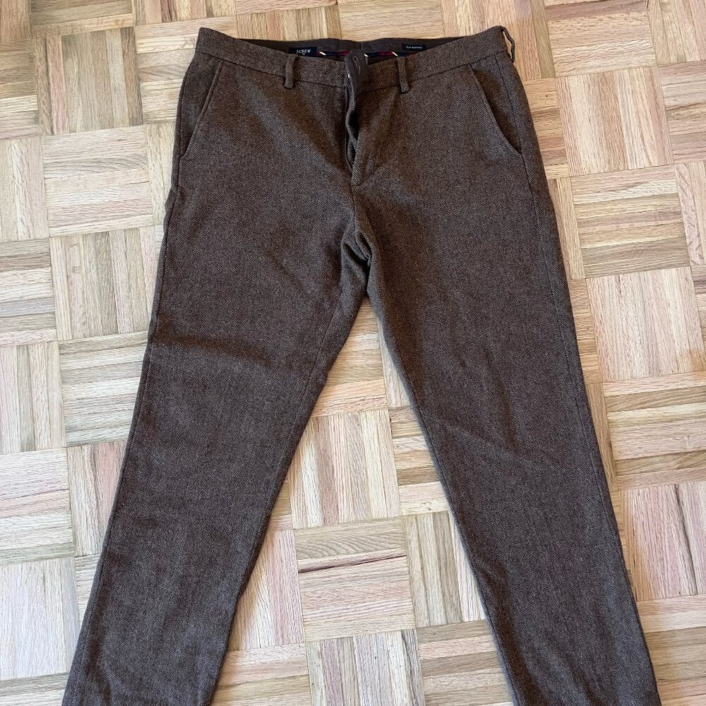 J. crew wool slim bedford pants